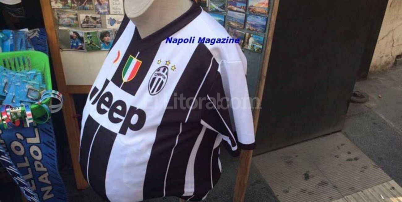 Insólito: venden la camiseta de Higuaín con panza