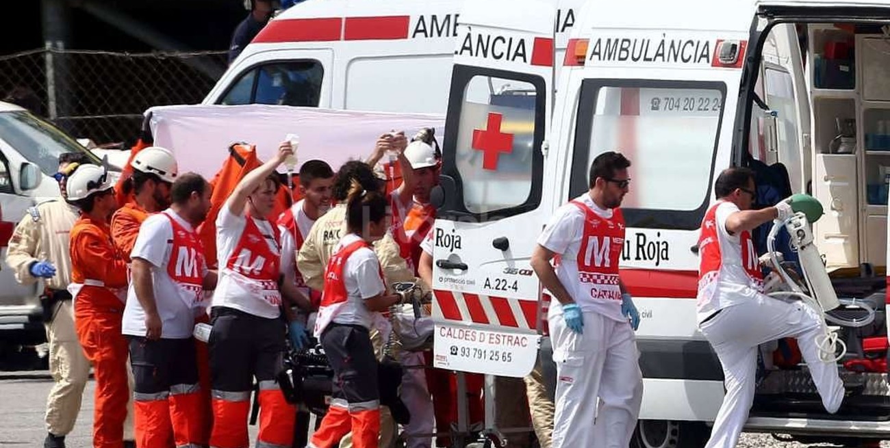 En los ensayos de Moto 2 se mató el piloto Luis Salom