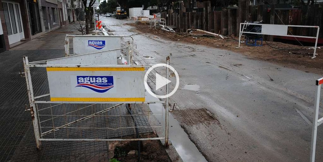 Reparación de la cloaca máxima: queda por lo menos un mes de obra