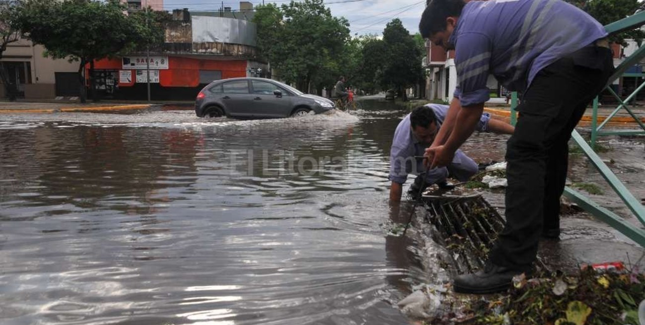 En dos días se acumularon 80 milímetros en la ciudad