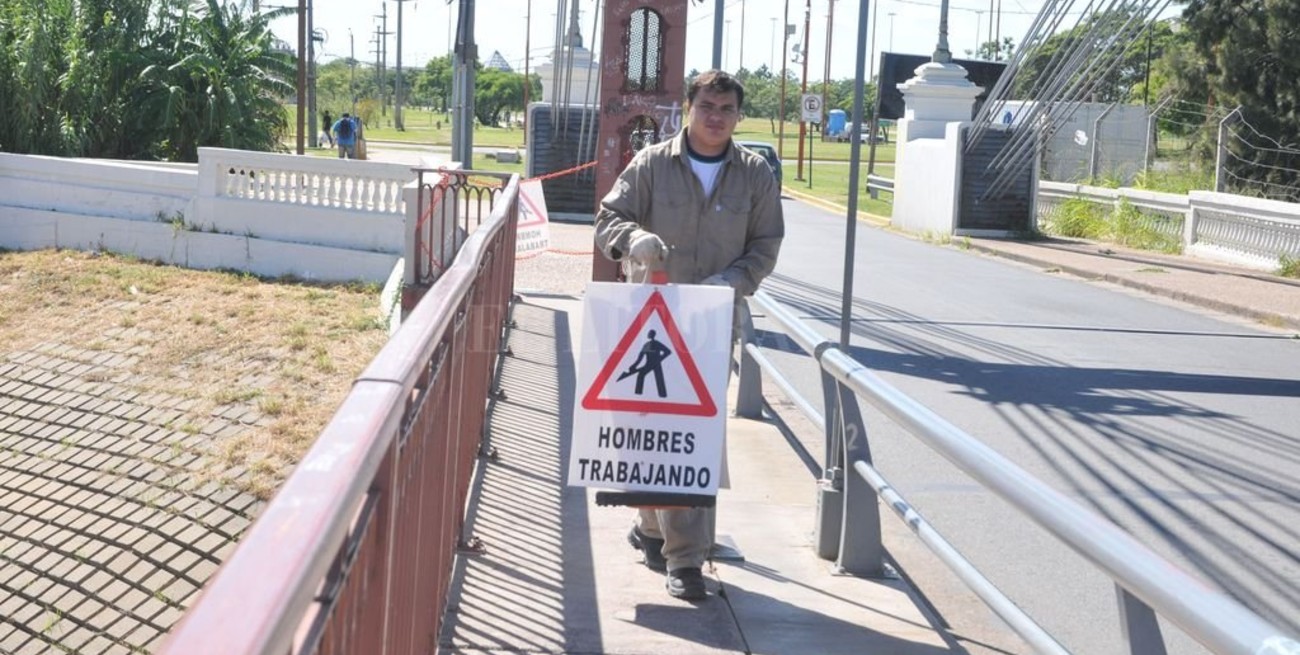 Durante dos meses habrá cortes de tránsito en el Puente Colgante