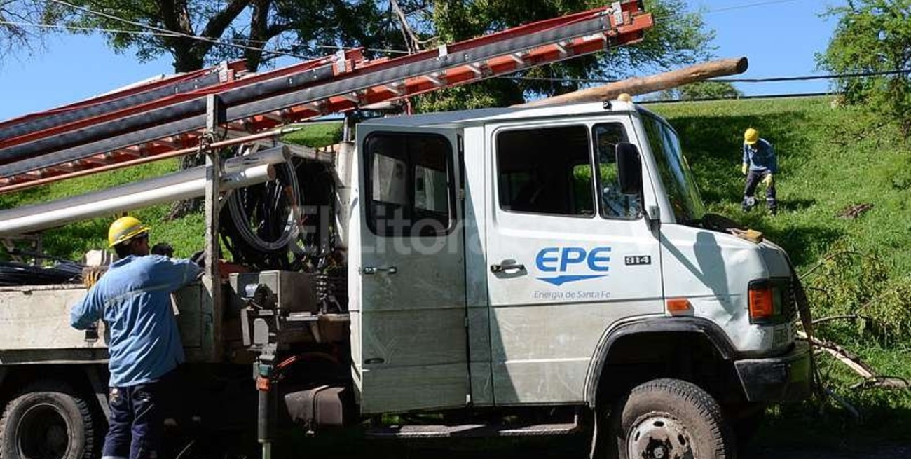 La EPE regularizó el servicio en varias zonas del Gran Santa Fe
