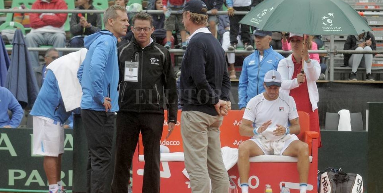 Se reanudó el partido entre Argentina e Italia