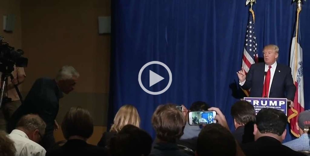 Video: Donald Trump echó a un periodista latino