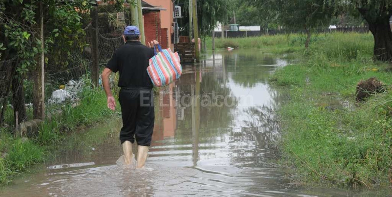 Lluvias en Santa Fe: 307 milímetros en 19 días