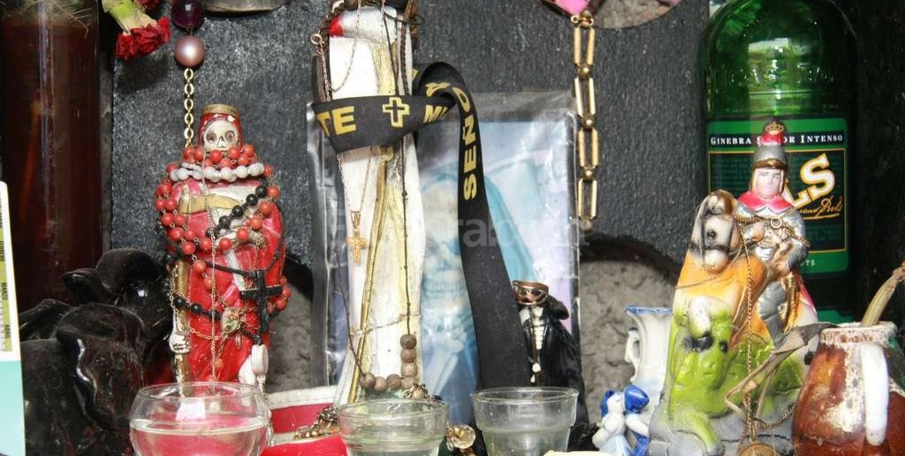 Acribillado en el santuario de San La Muerte