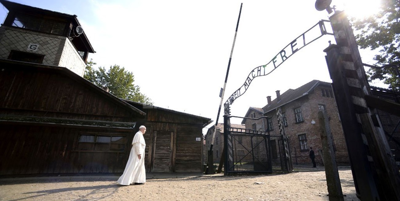 El Papa en Auschwitz