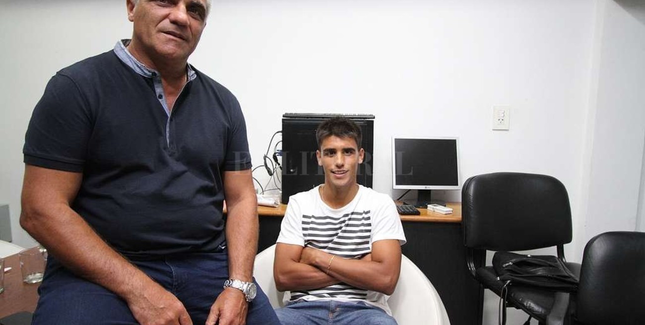 Nicolás Leguizamón: "A mi viejo le cuento y pregunto todo"