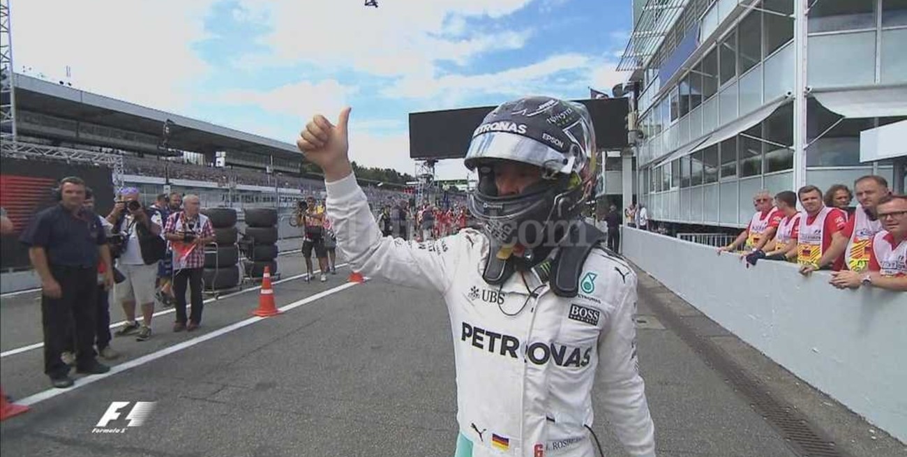 F1: Rosberg largará primero en Hockenheim
