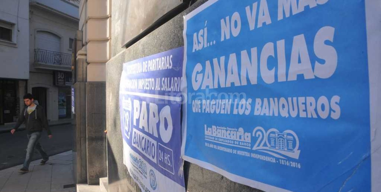 Paro de bancos esta semana