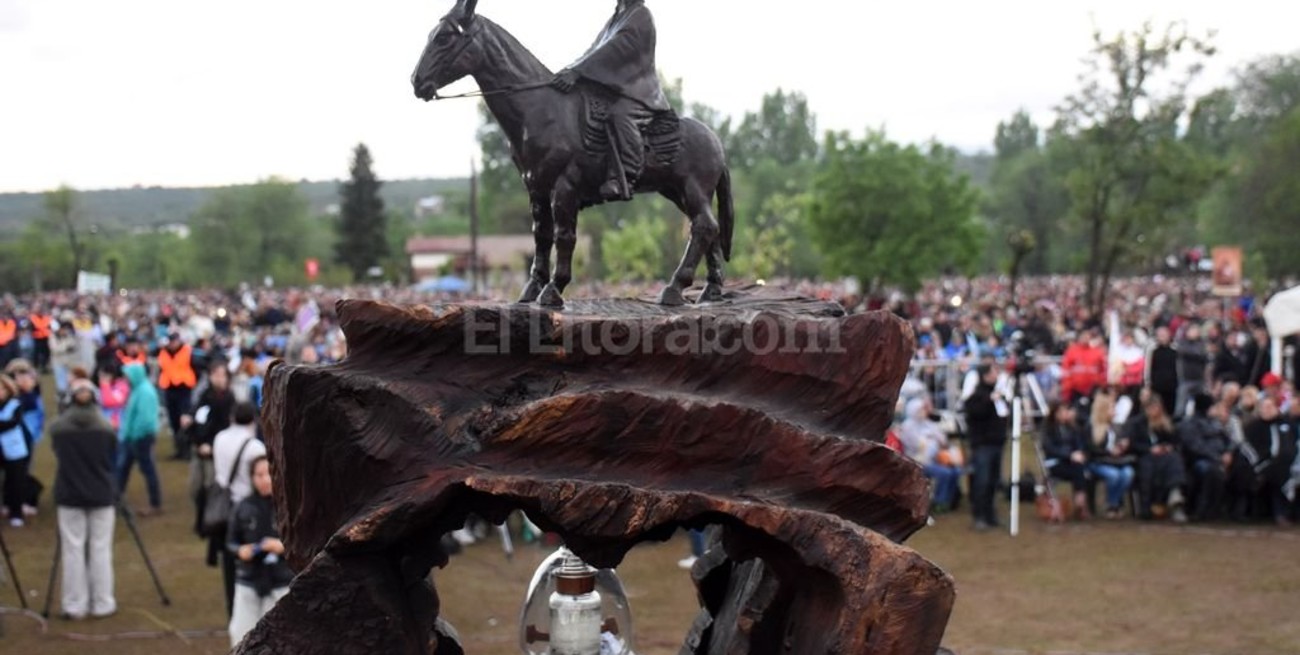 "Viva San Cura Brochero" se escuchó en Traslasierra