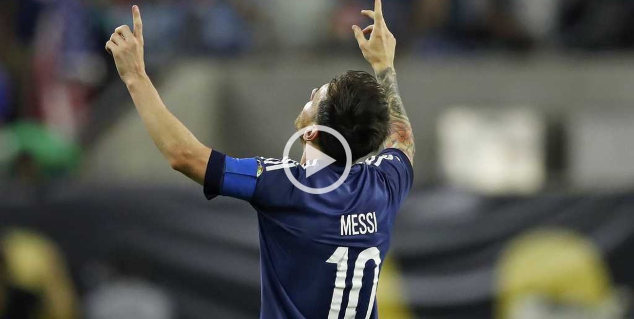 Mirá los 55 goles de Messi con Argentina