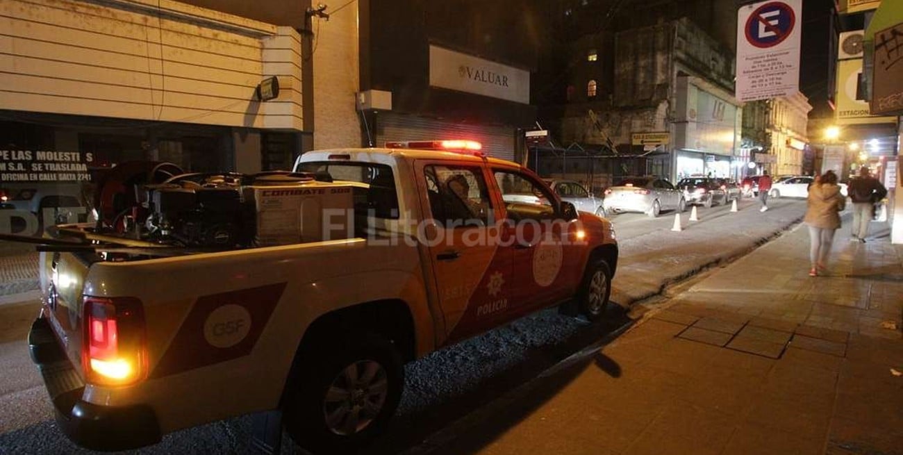 Fuga de gas en el microcentro