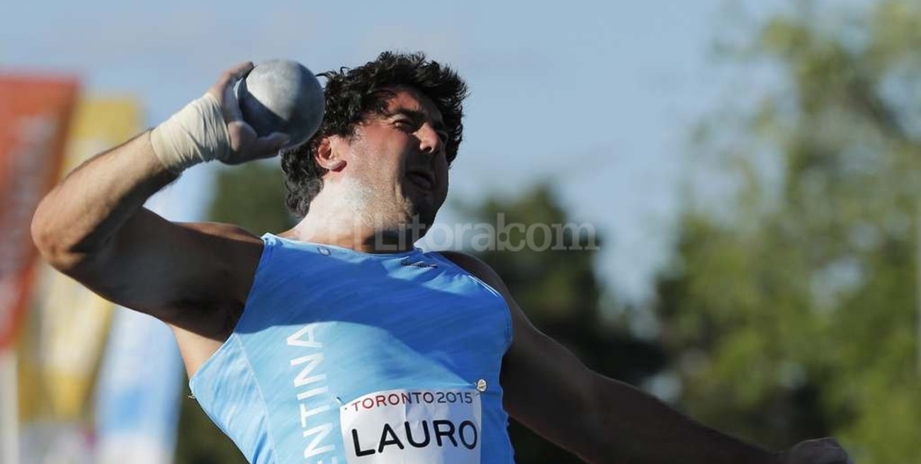Germán Lauro terminó noveno en la final de lanzamiento de bala