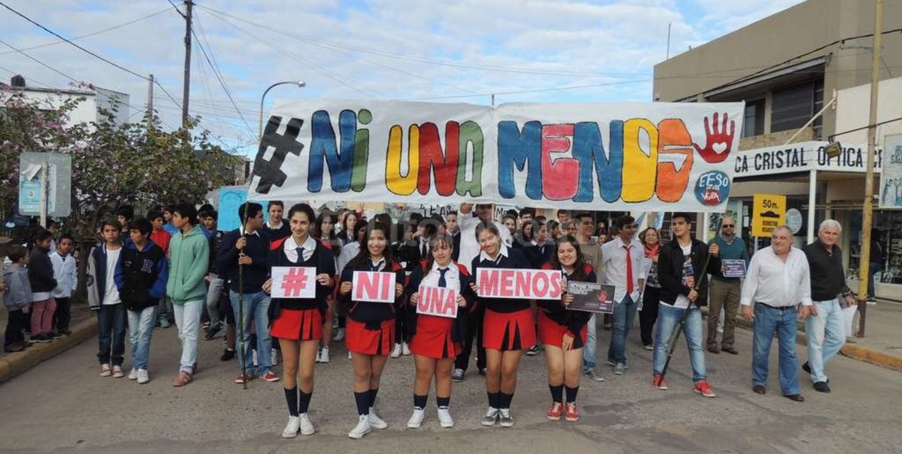 #NiUnaMenos: Vera también se manifestó