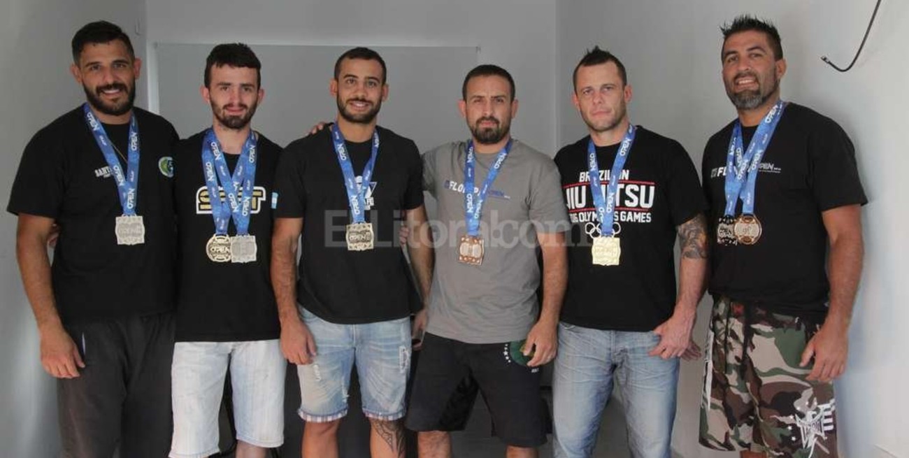 Jiu Jitsu santafesino: lucharon en un  torneo mundial y trajeron 11 medallas