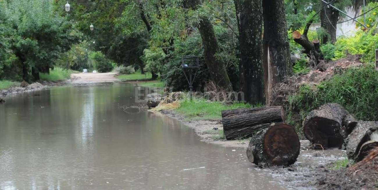 La Costa, intransitable por las lluvias