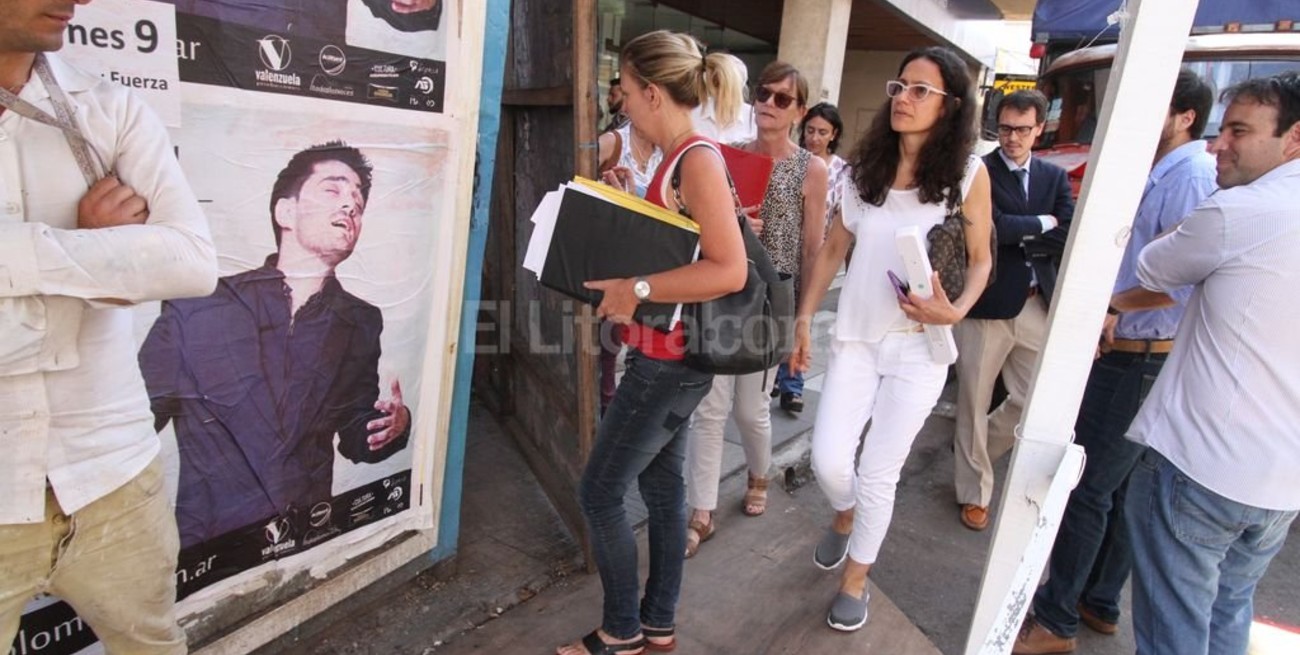 Se realizó la inspección de la casa de la esquina de La Rioja y San Martín