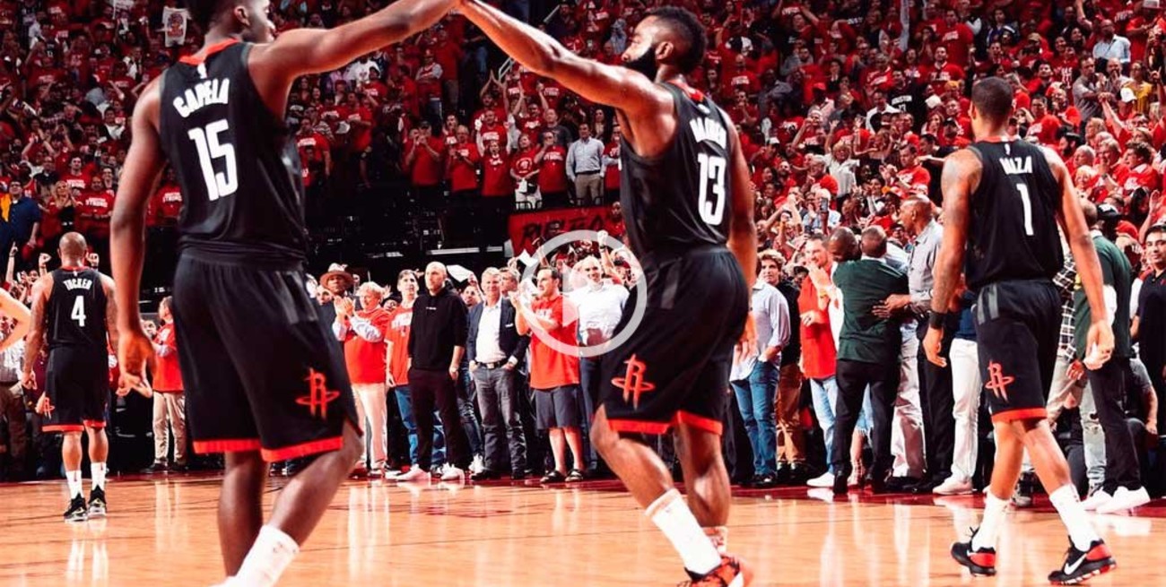 Houston ganó el quinto juego ante Golden State y quedó a un paso de las finales