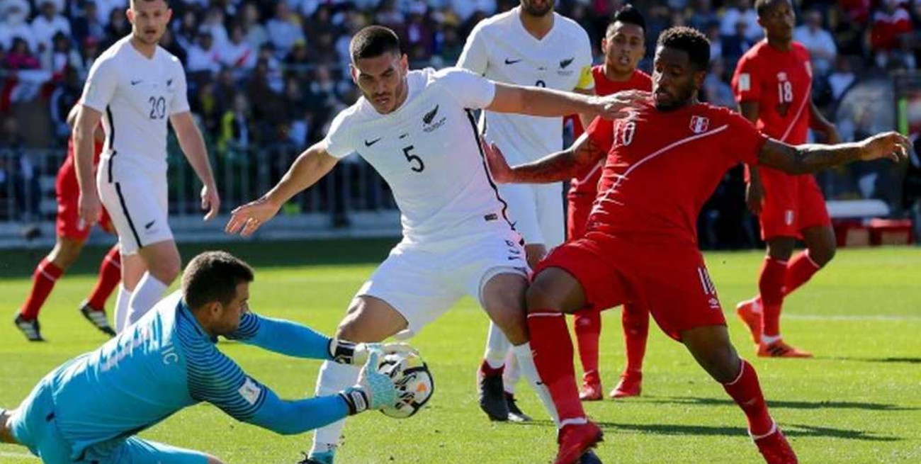 Perú empató con Nueva Zelanda en el primer partido del repechaje