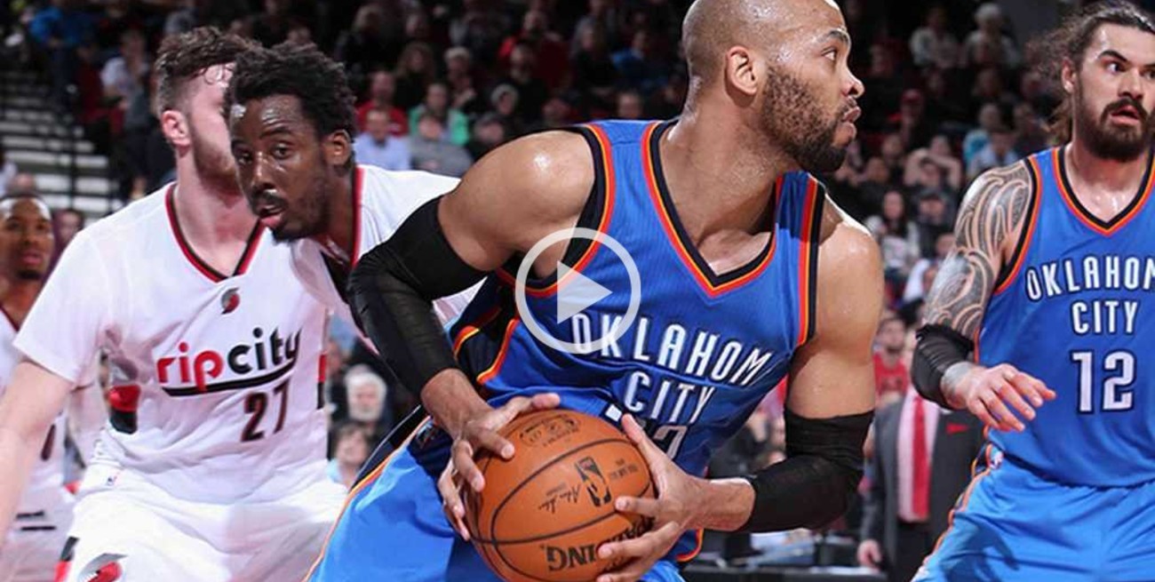 Video: increíble triple en la NBA