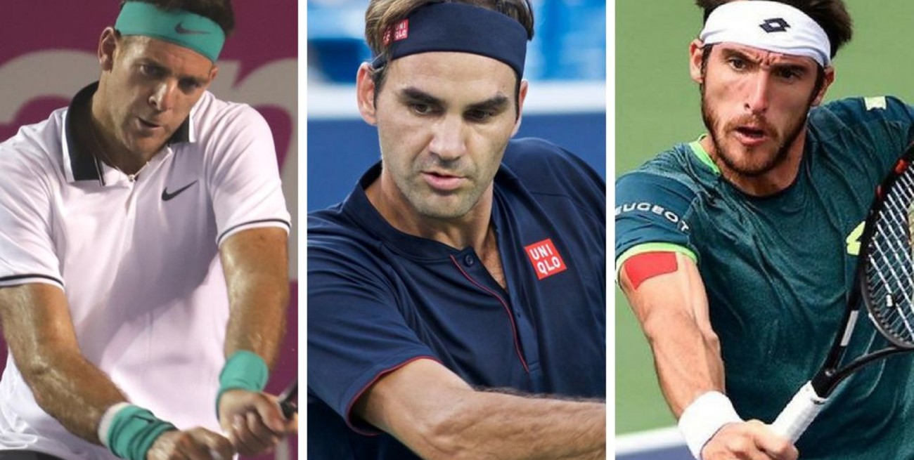 Tras la suspensión por mal tiempo, juegan Del Potro y Mayer