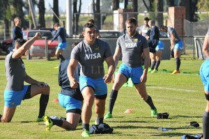 Flavio Raina Durante la semana, Los Pumas se entrenaron en Santa Fe