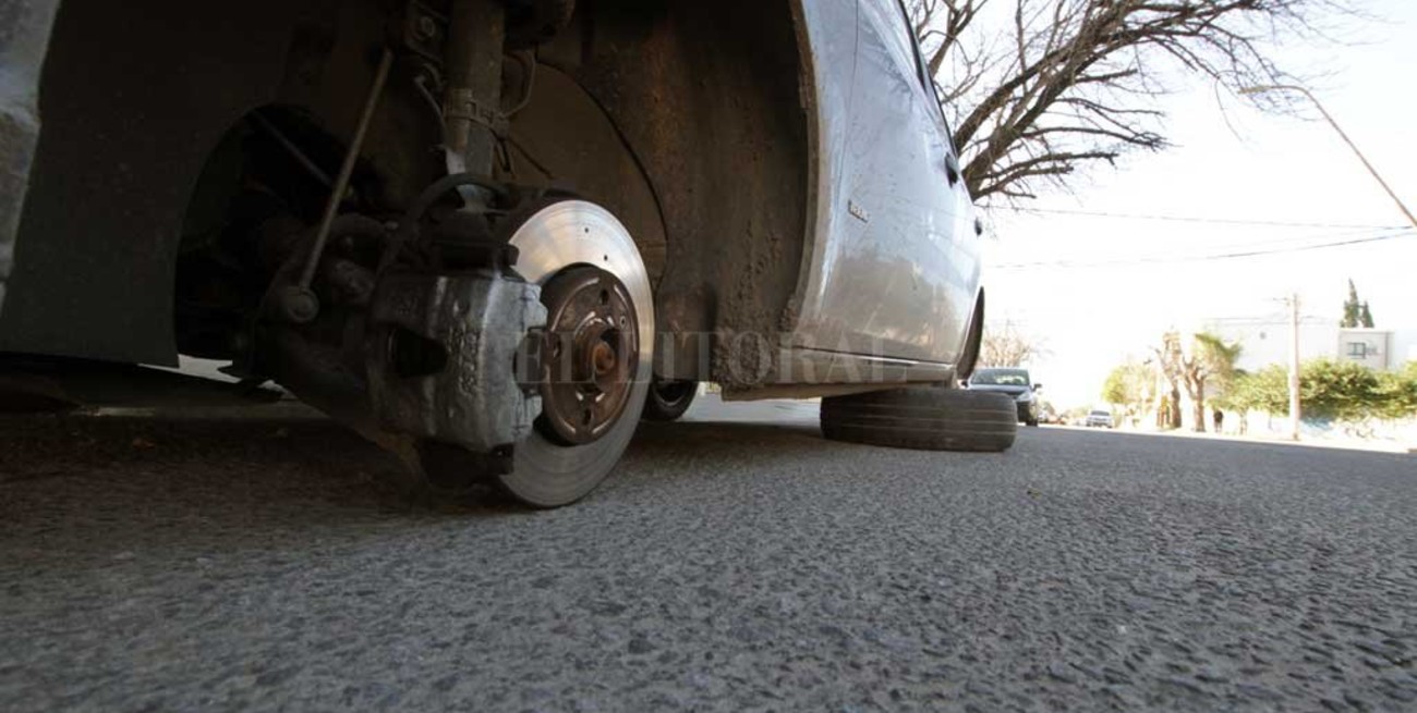 En lo que va de junio hubo 7 casos de roba ruedas en la ciudad