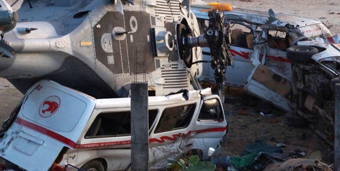 Terremoto en México: 13 personas murieron tras caída de un helicóptero del gobierno