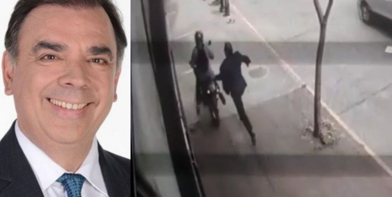 Un motochorro le arrebató el celular al periodista Luis Otero