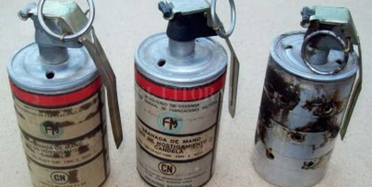 Hallaron una granada mientras perseguían a un sospechoso