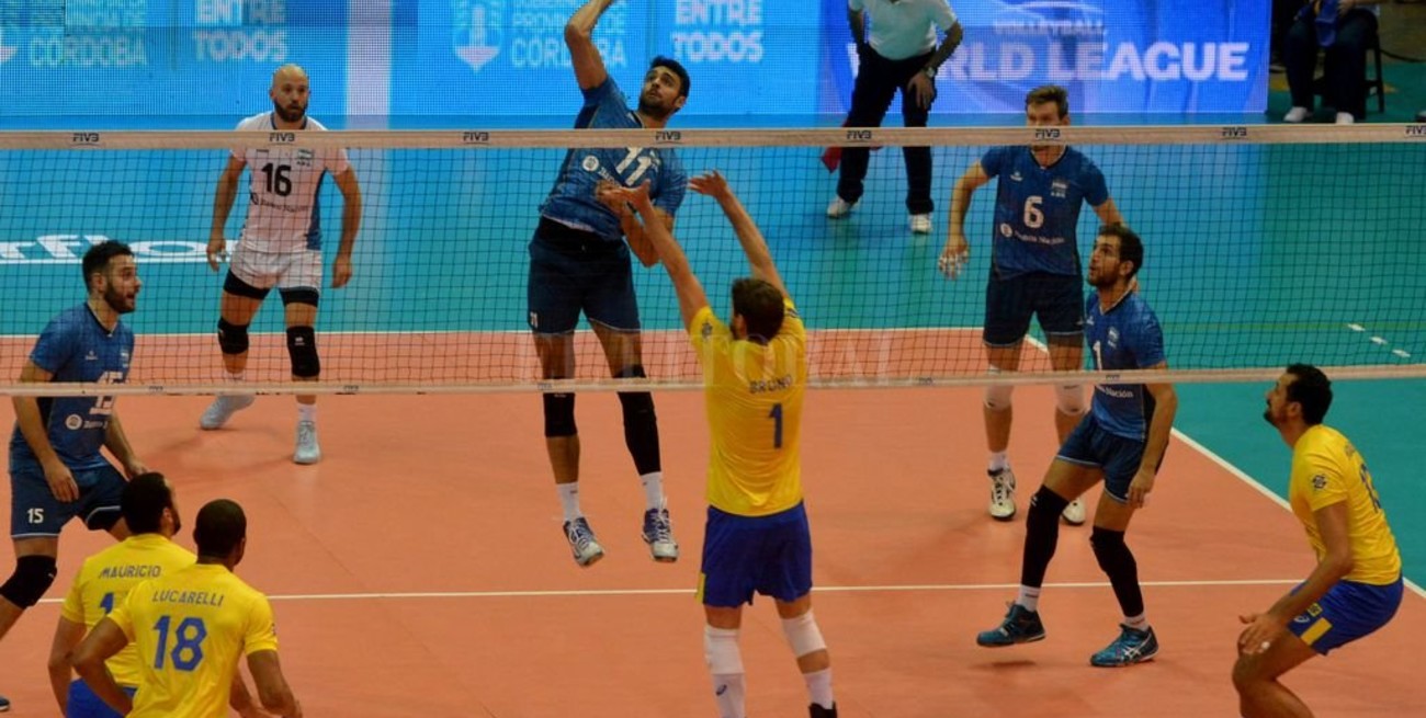 Histórico triunfo de Argentina sobre Brasil en la Liga Mundial de Vóley