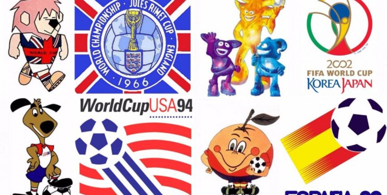 Logos y mascotas: parte de la cultura que rodea la historia de los mundiales