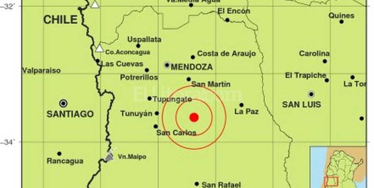Mendoza tembló por un sismo