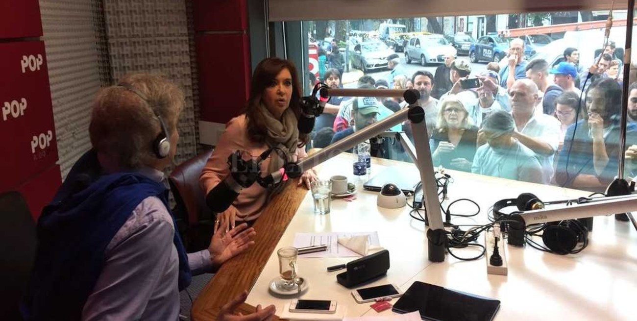 Cristina Kirchner dice que la Gendarmería y el Poder Judicial actúan como "fuerza de choque" del gobierno