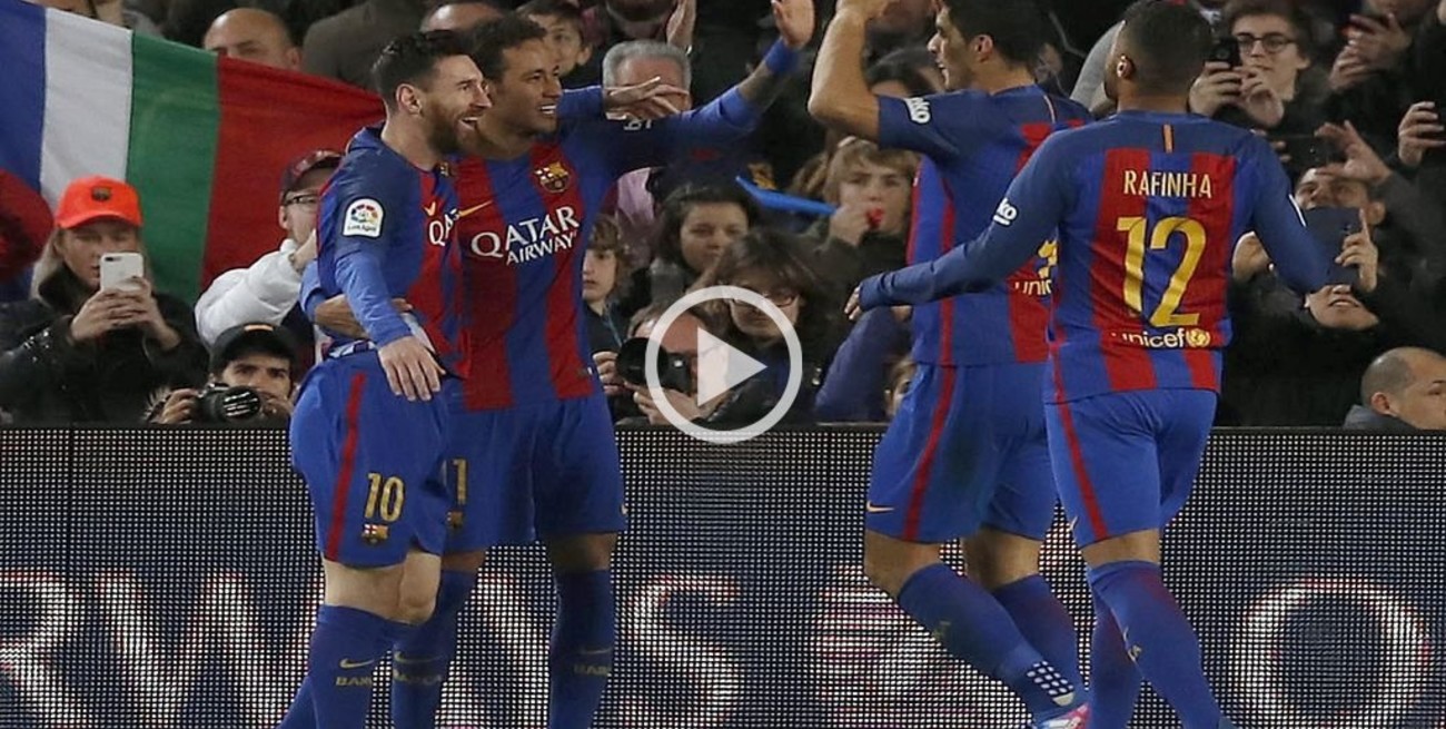 Increíble triunfo del Barcelona por 6 a 1 ante el PSG