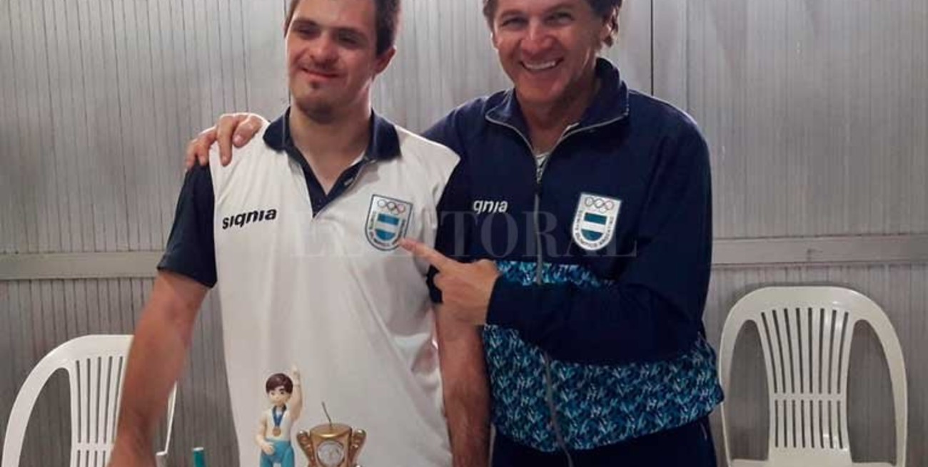 Juani Alarcón consiguió tres títulos mundiales en gimnasia 