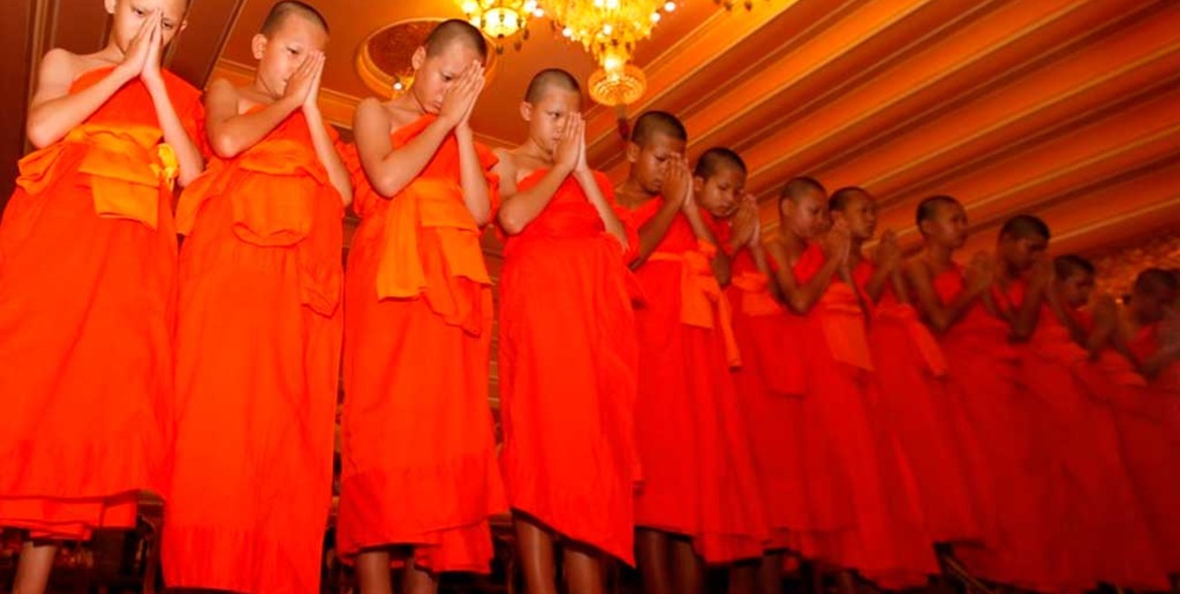 Los chicos tailandeses salieron del monasterio
