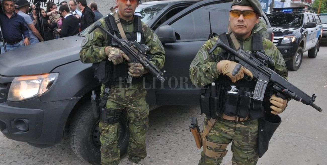 Se realizó el primer operativo de los efectivos de la Policía Federal 