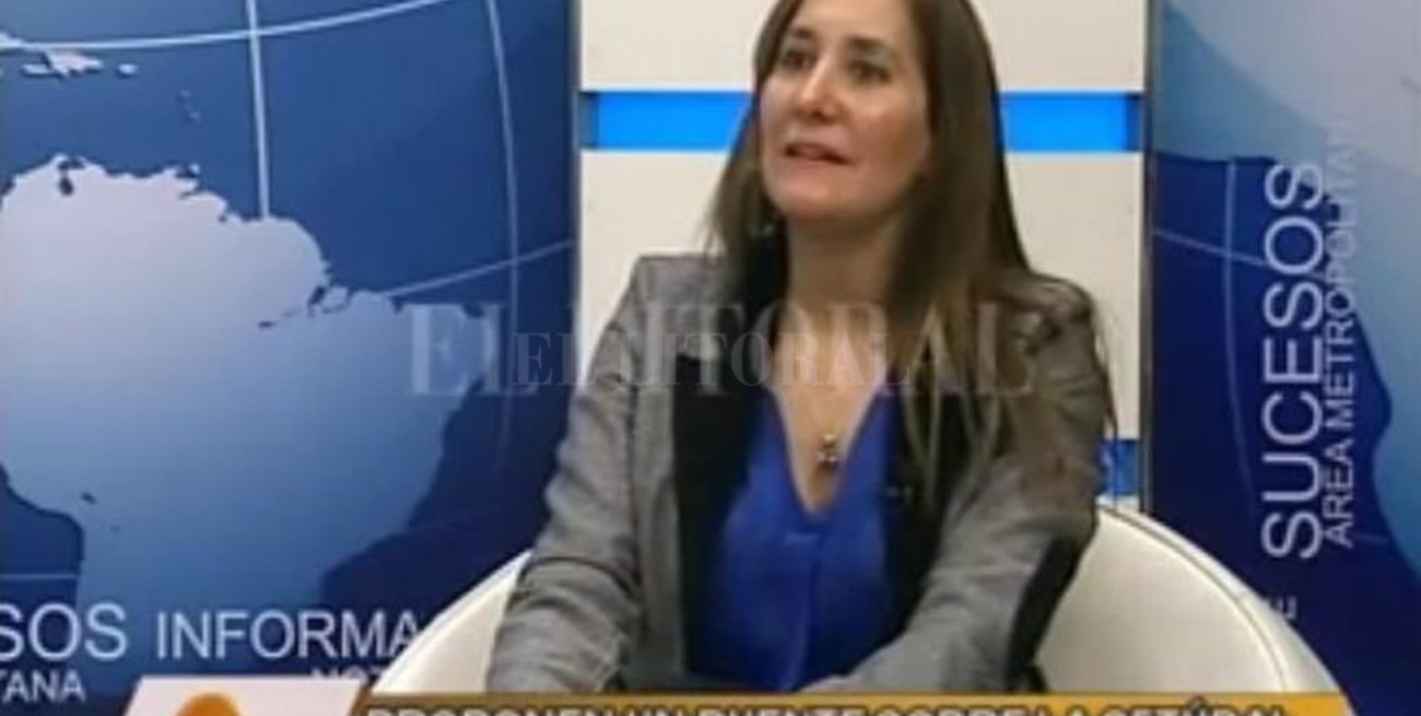 Aeberhard exigió la construcción del puente en la ex traza ferroviaria