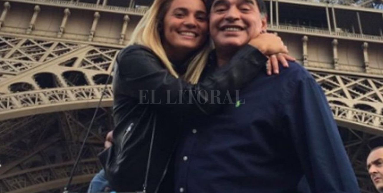 Diego Maradona y Rocío Oliva, reconciliados
