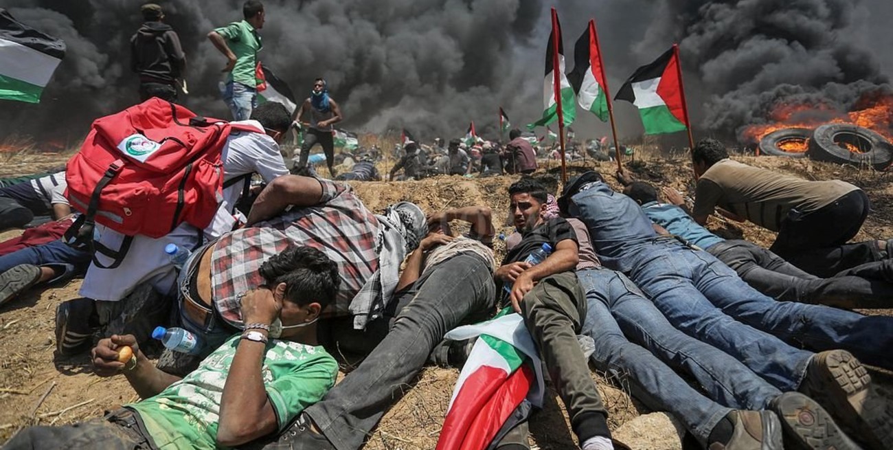 Israel masacró a 55 palestinos en protestas por la apertura de la embajada de EEUU en Jerusalén