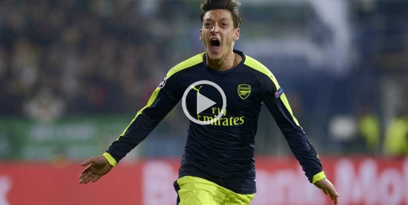 Video: golazo de Özil en la Champions League