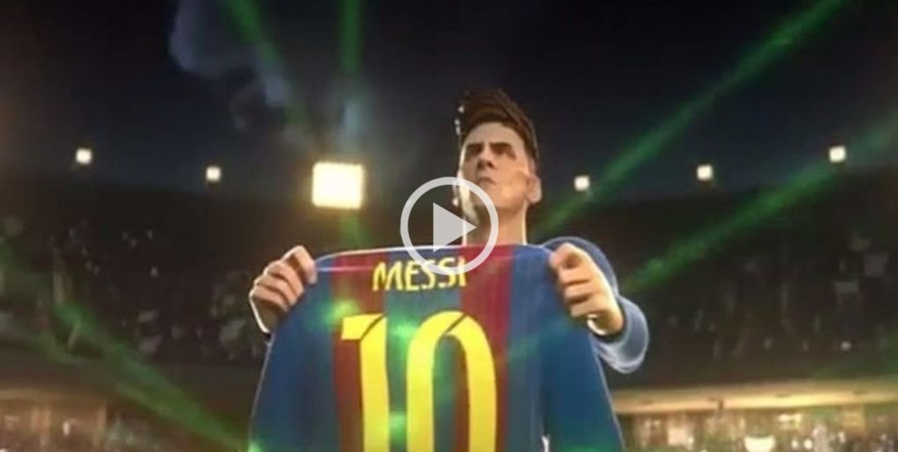 Un video animado resume la vida de Lionel Messi