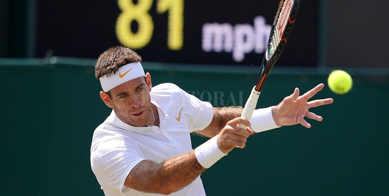 Ganaba Del Potro y se suspendió por falta de luz