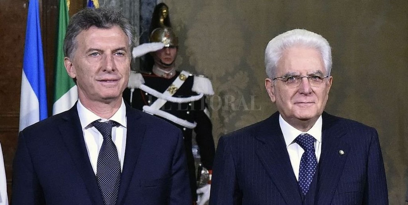 Macri y el presidente de Italia se reunirán para firmar acuerdos de cooperación