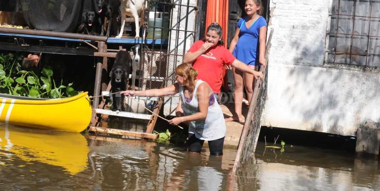 Cómo se reacciona cuando llega el agua