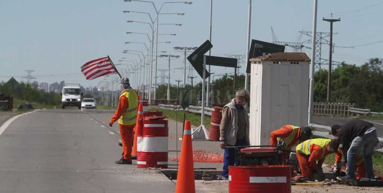 Continúa el bacheo sobre la RN 168
