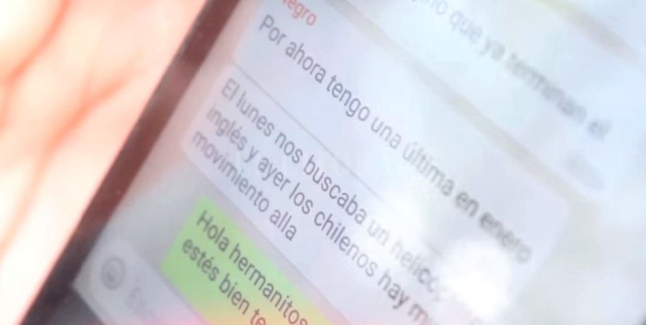 "El lunes nos buscaba un helicóptero inglés y ayer los chilenos"