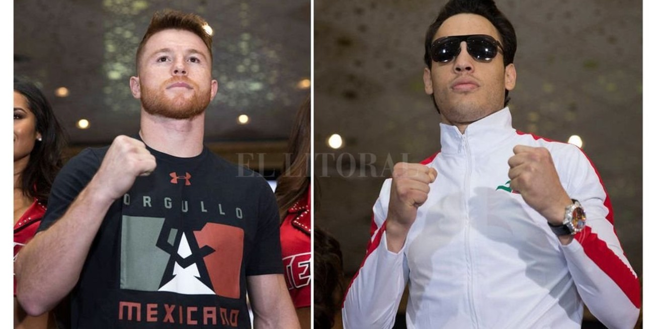 Chávez Jr. y "Canelo" Álvarez se muestran previo a pelea 